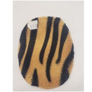 Coudières Motif Tigre hauteur 10 cm x 7,5 cm