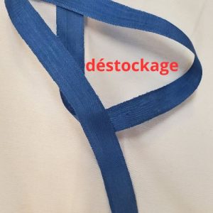 Destockage Ruban Extra Fort 15 mm bleu -Lot de 5 ou 20 mètres