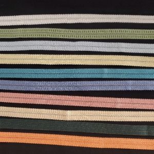 Ruban Fantaisie Tressé Irisé – 15 mm (Multicolore)
