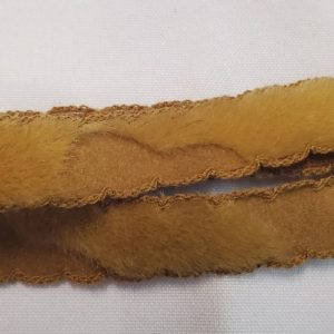 Ruban Fantaisie Fourrure – Camel – 15 mm