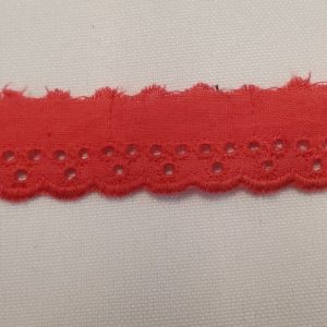 Broderie Anglaise – Rouge Passion – 20 mm