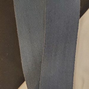 Ruban Sergé 100% Coton – Bleu Pétrole – 50 mm