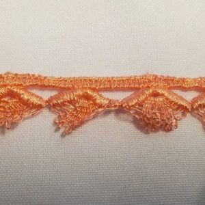Dentelle Macramé Fine – 15 mm – Rose Saumon
