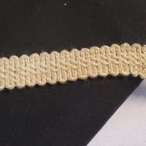 Ruban Fantaisie Viscose – 15 mm – Beige Sable