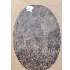 Coudières en Simili-Cuir Vieilli – Brun Marbré – 13,5 x 9,5 cm
