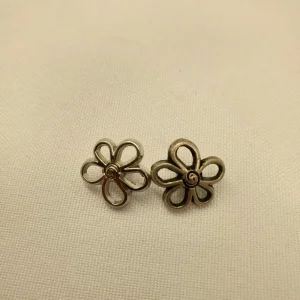 Bouton Métal Design "Fleur Évidée" – Plusieurs Tailles & Finitions
