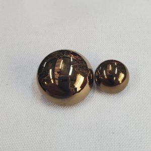 Bouton Bijou Acrylique Mordoré Haute Brillance – 14 et 23 mm