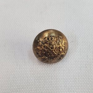 Bouton Métal Demi-Boule Doré Vieilli / Bronze – 15 mm