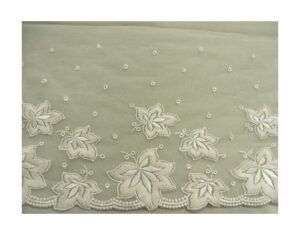 BRODERIE STRETCH saumon