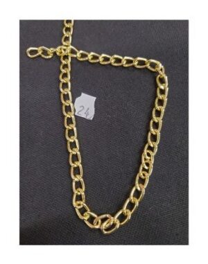 NOUVELLE Chaînette Métallique Doré Décorative, Largeur 0,6 mm/ Longueur 0,9 mm