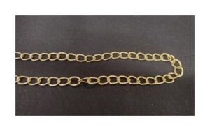 NOUVELLE chainette métallique décorative largeur du maillon 8 mm / longueur 12 mm