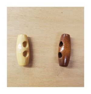 bouton/buchette longueur 25 mm / epaisseur 1 cm