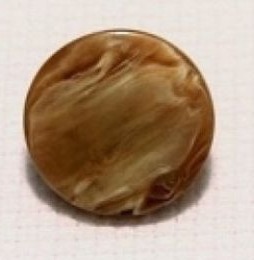 Bouton marron marbré