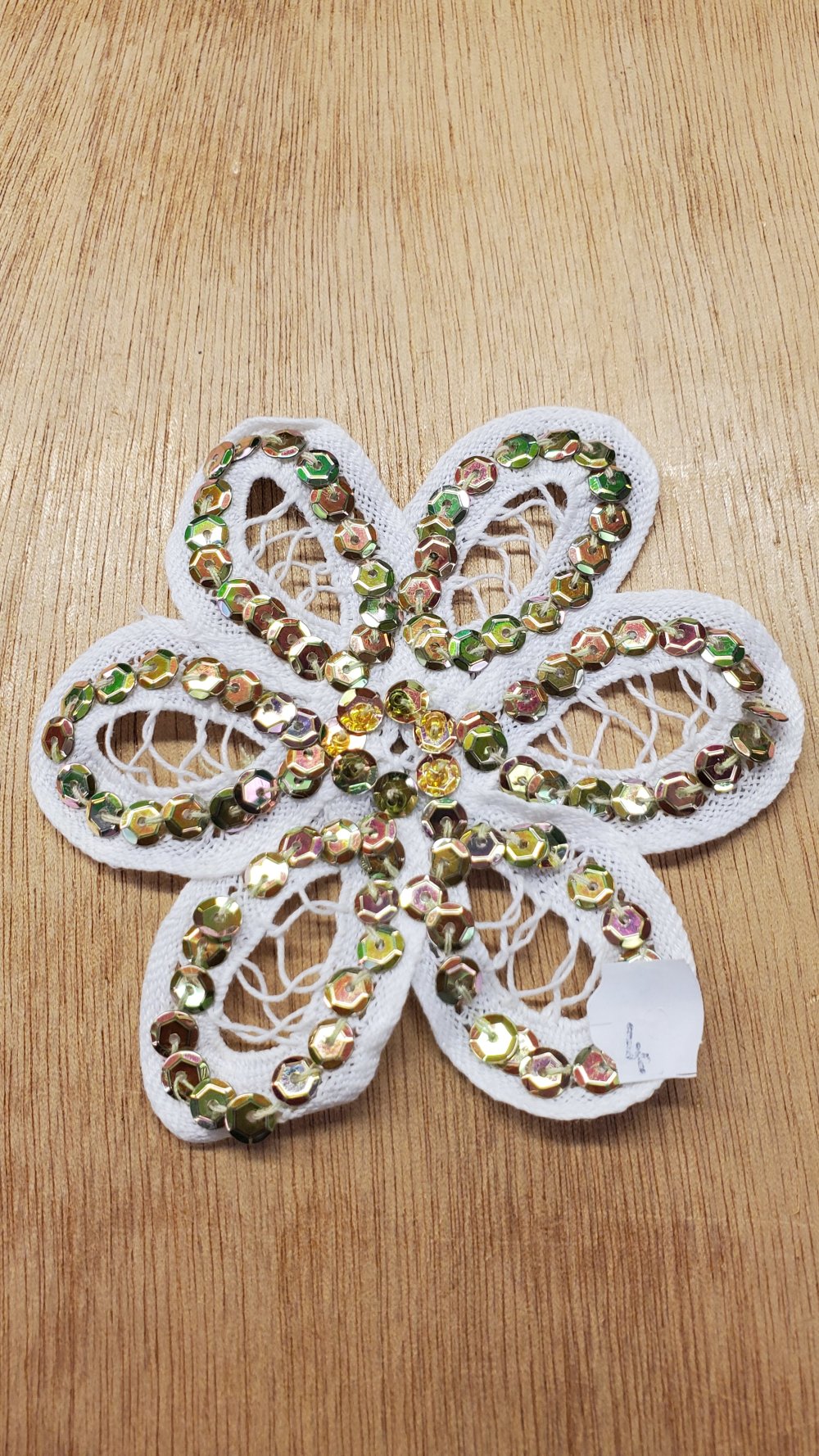 Écusson à coudre fleur – 10 cm