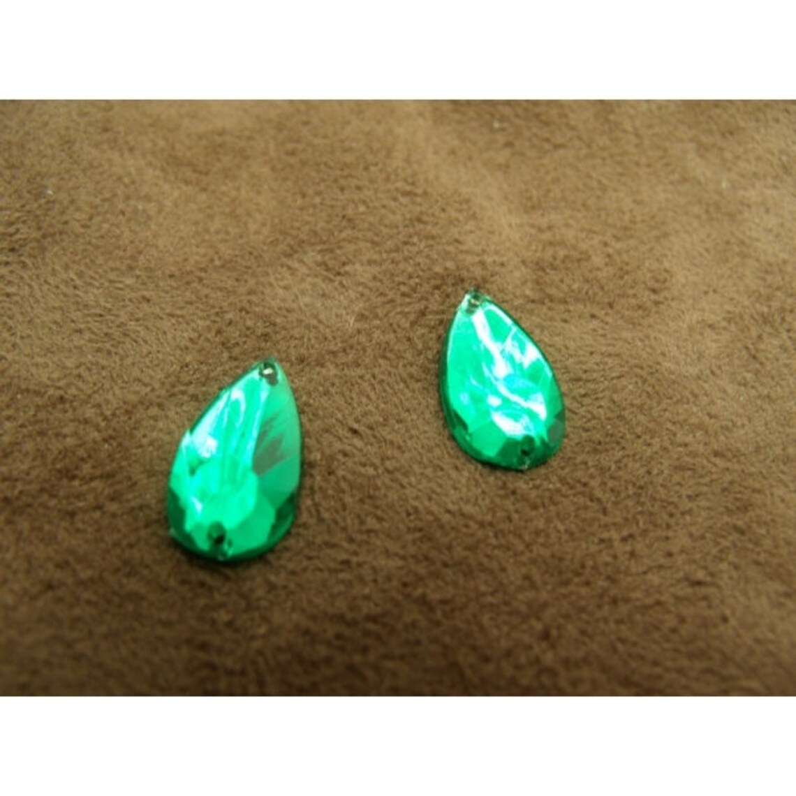 Lot de 20 strass en forme de goutte – 16 mm – photo 3