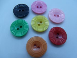 Bouton acrylique à 2 trous 18 mm : toutes les couleurs