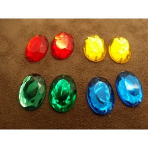 Déstockage – strass ovale acrylique 18x13 mm : toutes les couleurs
