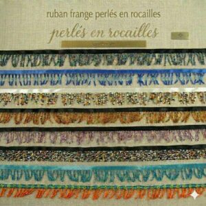 Ruban frange perles rocaille : toutes les couleurs