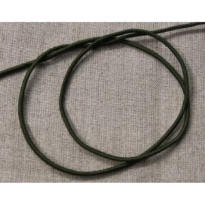 Élastique rond élasthanne vert foncé, 30 mm