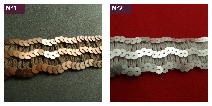 Ruban avec sequin 30 mm – Couleur au choix – Image 2