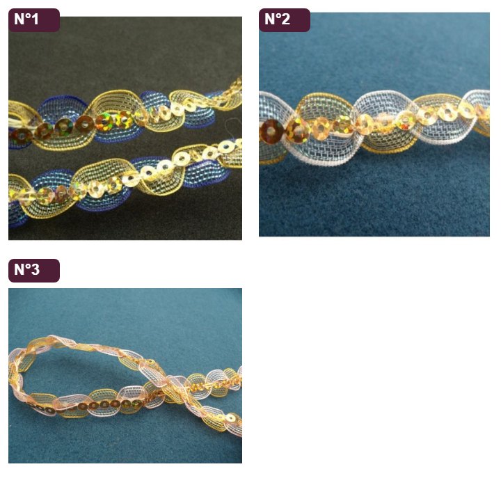 Ruban pailleté 15 mm – Couleur au choix – Image 2