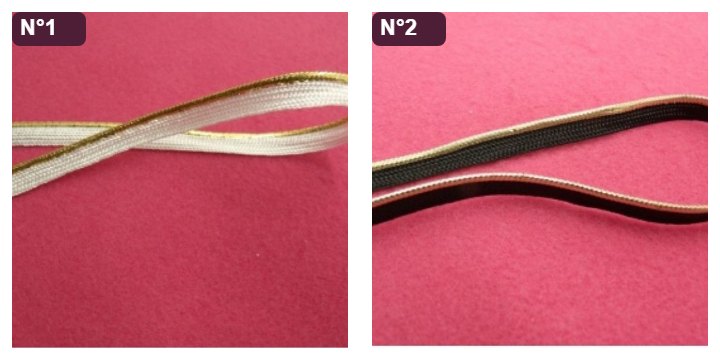 Ruban passepoil 10 mm – Couleur au choix – Image 2