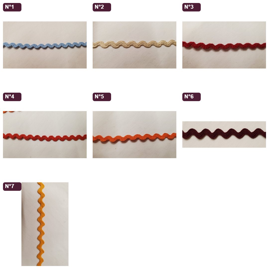 Ruban serpentine 6 mm – Couleur au choix – Image 2