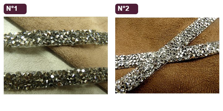 Ruban strass 10 mm – Couleur au choix – Image 2